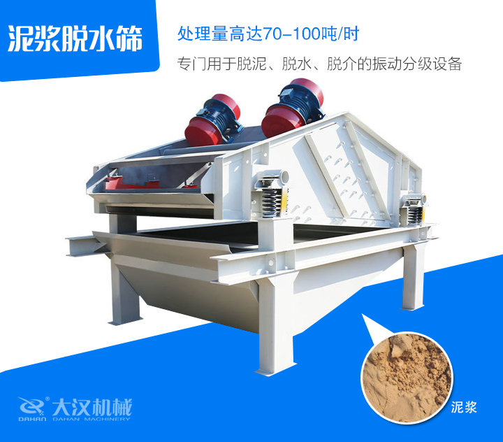 專門用于脫泥、脫水、脫介的振動分級設(shè)備