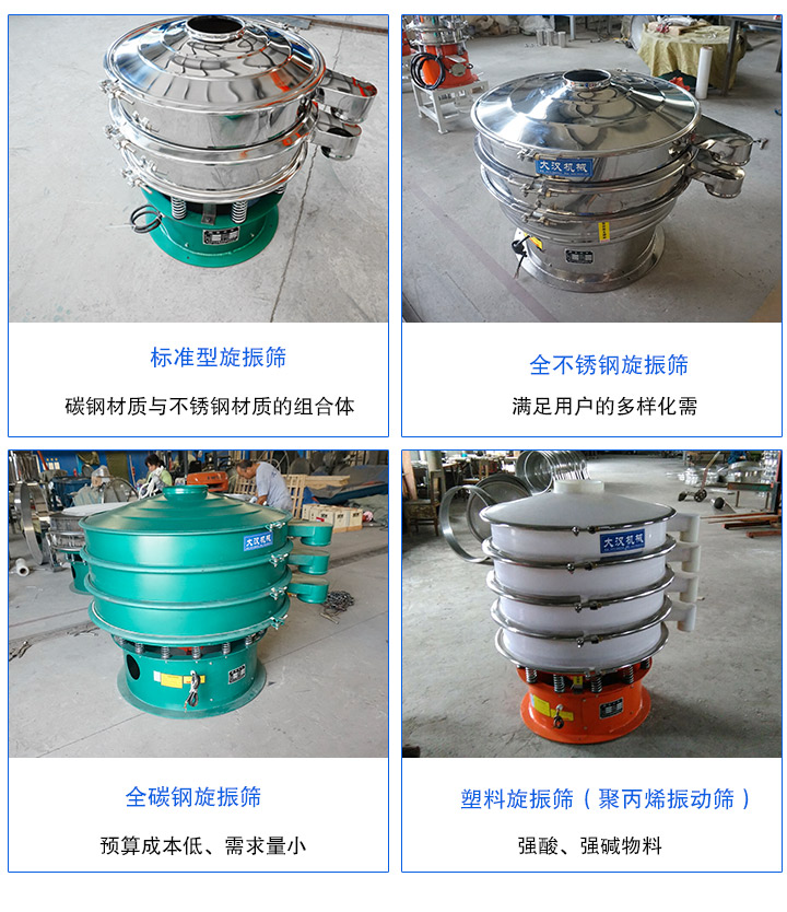 旋振篩類(lèi)型