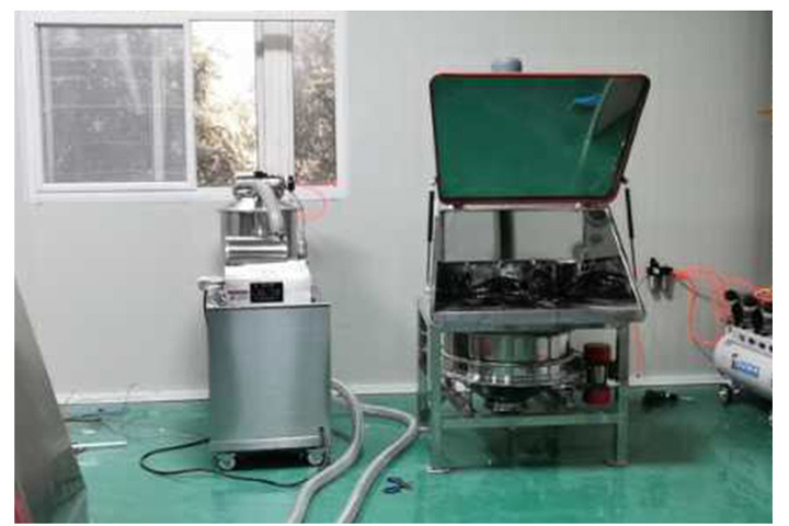 噴射式自清潔高密度濾芯，無需經(jīng)常更換，無粉塵污染